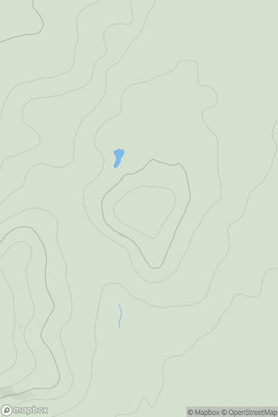 Thumbnail image for Castle Hill [Central and Eastern England] showing contour plot for surrounding peak